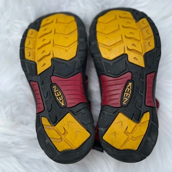 Keen Red Waterproof Sandal Hiking Sport Kid Size 3 - Newport H2 - Picture 7 of 7